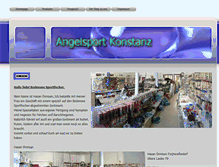 Tablet Screenshot of angelsport-konstanz.de